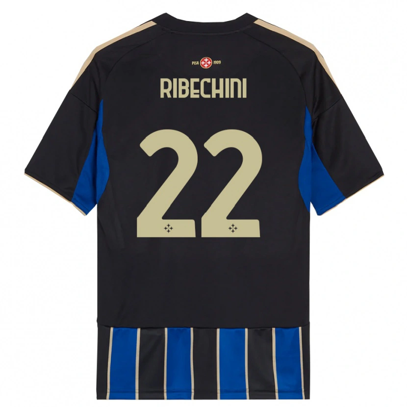 Danxen Mujer Camiseta Michele Ribechini #22 Negro Azul 1ª Equipación 2025/26 La Camisa México