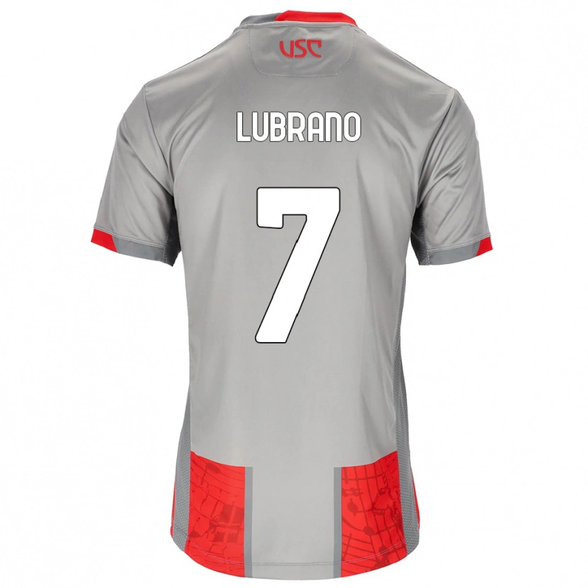 Danxen Mujer Camiseta Antonio Lubrano #7 Rojo Gris 1ª Equipación 2025/26 La Camisa México