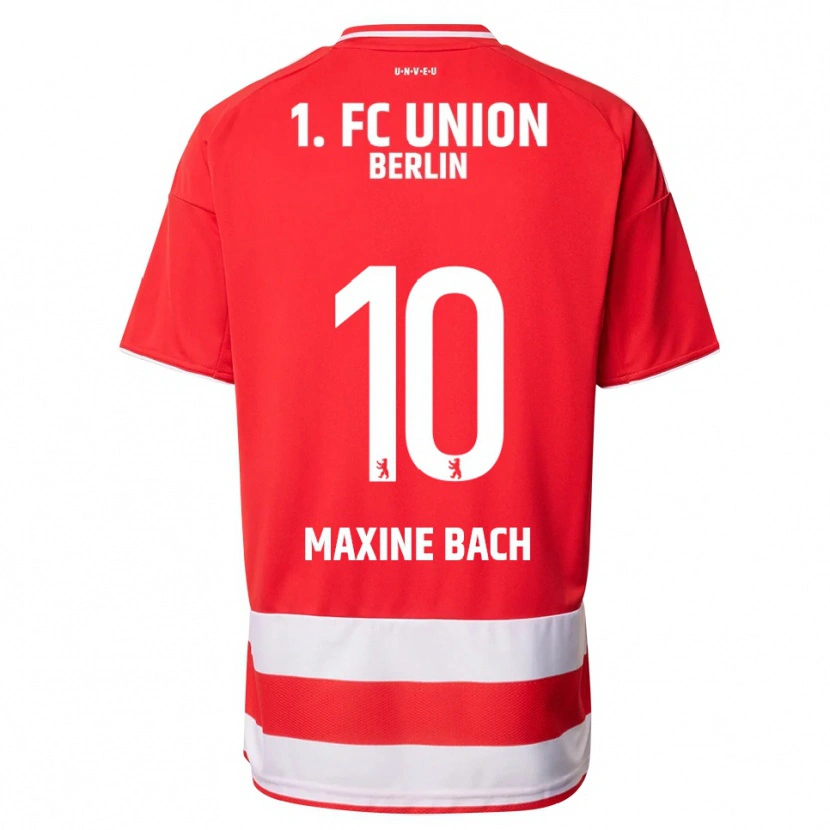 Danxen Mujer Camiseta Latoya Maxine Bach #10 Rojo Blanco 1ª Equipación 2025/26 La Camisa México