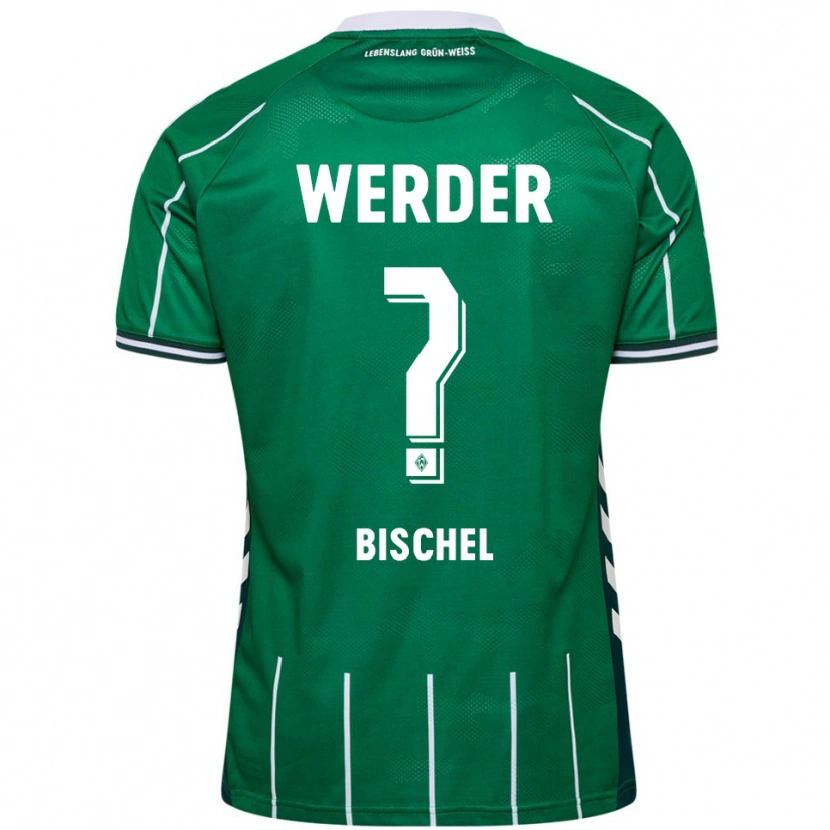 Danxen Mujer Camiseta Devin Bischel #0 Verde Blanco 1ª Equipación 2025/26 La Camisa México