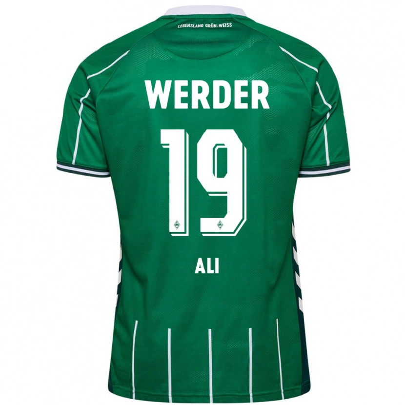 Danxen Mujer Camiseta Rok Ali #19 Verde Blanco 1ª Equipación 2025/26 La Camisa México