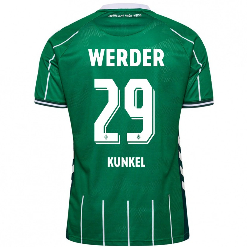 Danxen Mujer Camiseta Melina Kunkel #29 Verde Blanco 1ª Equipación 2025/26 La Camisa México