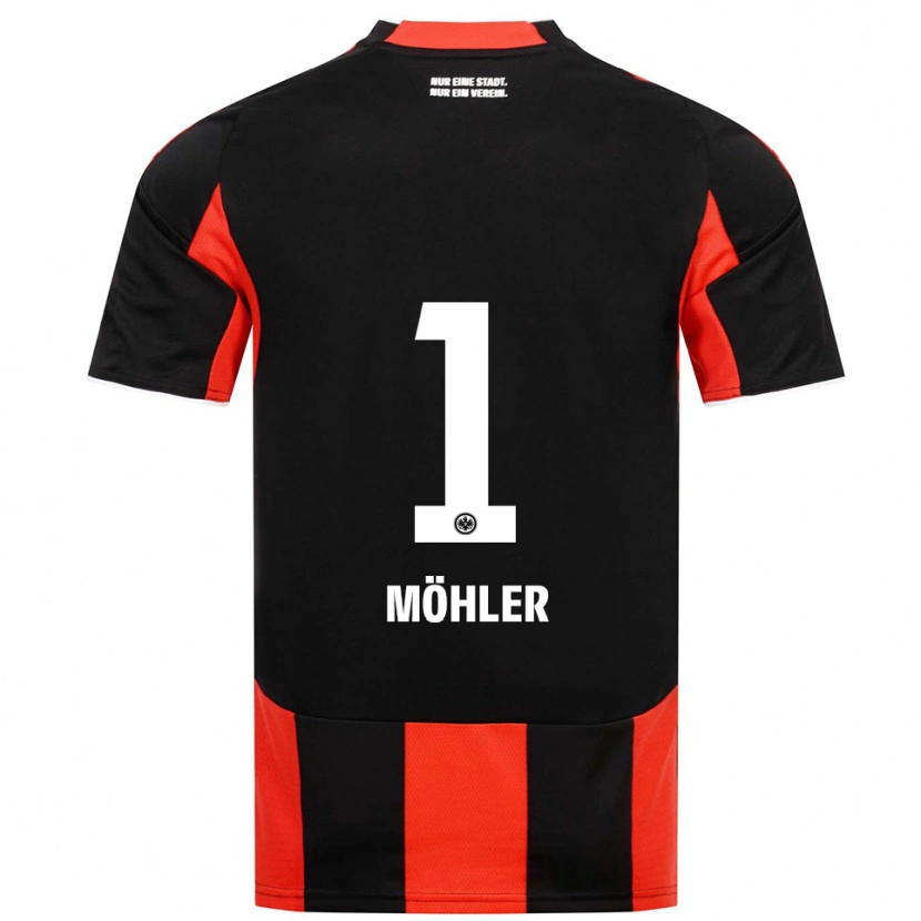 Danxen Mujer Camiseta Emil Möhler #1 Negro Rojo 1ª Equipación 2025/26 La Camisa México