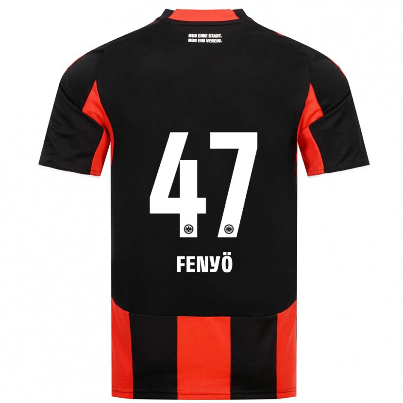 Danxen Mujer Camiseta Noah Fenyö #47 Negro Rojo 1ª Equipación 2025/26 La Camisa México