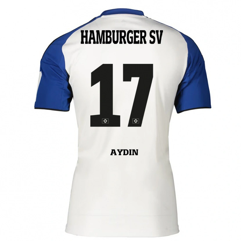 Danxen Mujer Camiseta Berkant Aydin #17 Blanco Azul 1ª Equipación 2025/26 La Camisa México