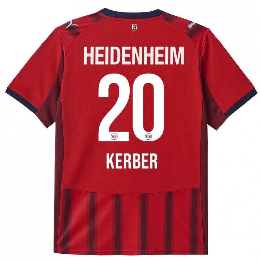 Danxen Mujer Camiseta Luca Kerber #20 Rojo Marino 1ª Equipación 2025/26 La Camisa México