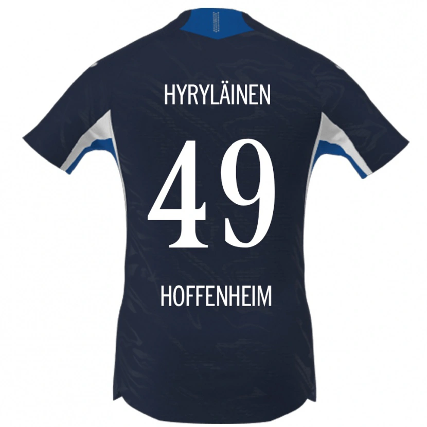 Danxen Mujer Camiseta Luka Hyryläinen #49 Marino Blanco 1ª Equipación 2025/26 La Camisa México