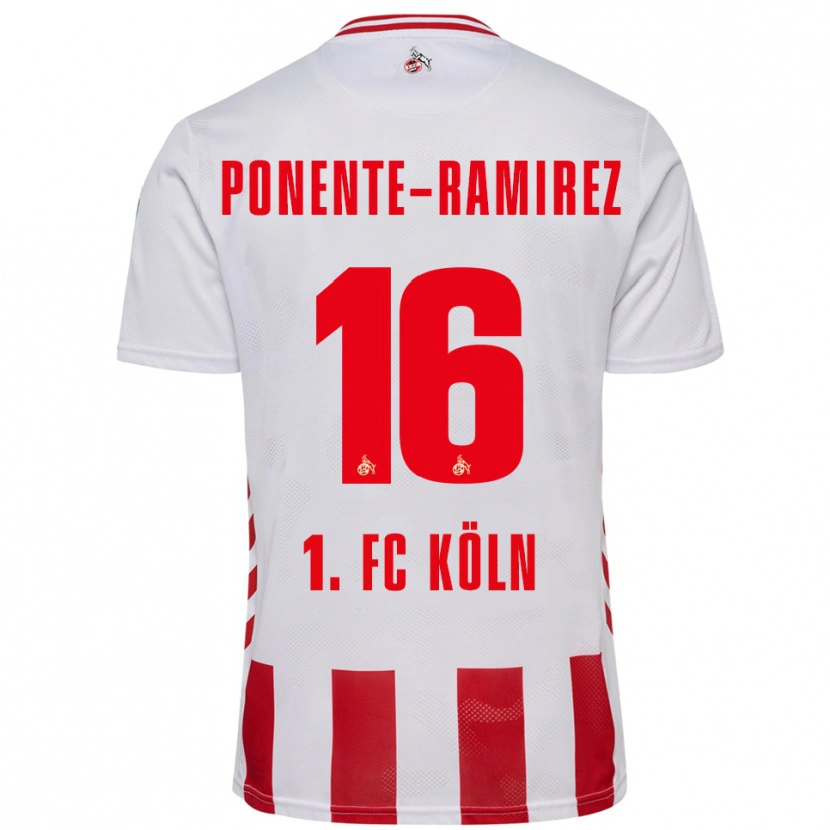 Danxen Mujer Camiseta Jason Ponente-Ramirez #16 Blanco Rojo 1ª Equipación 2025/26 La Camisa México