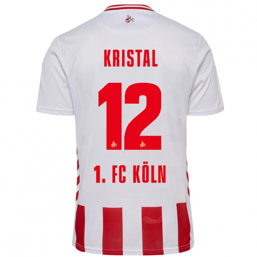 Danxen Mujer Camiseta Patrik Kristal #12 Blanco Rojo 1ª Equipación 2025/26 La Camisa México