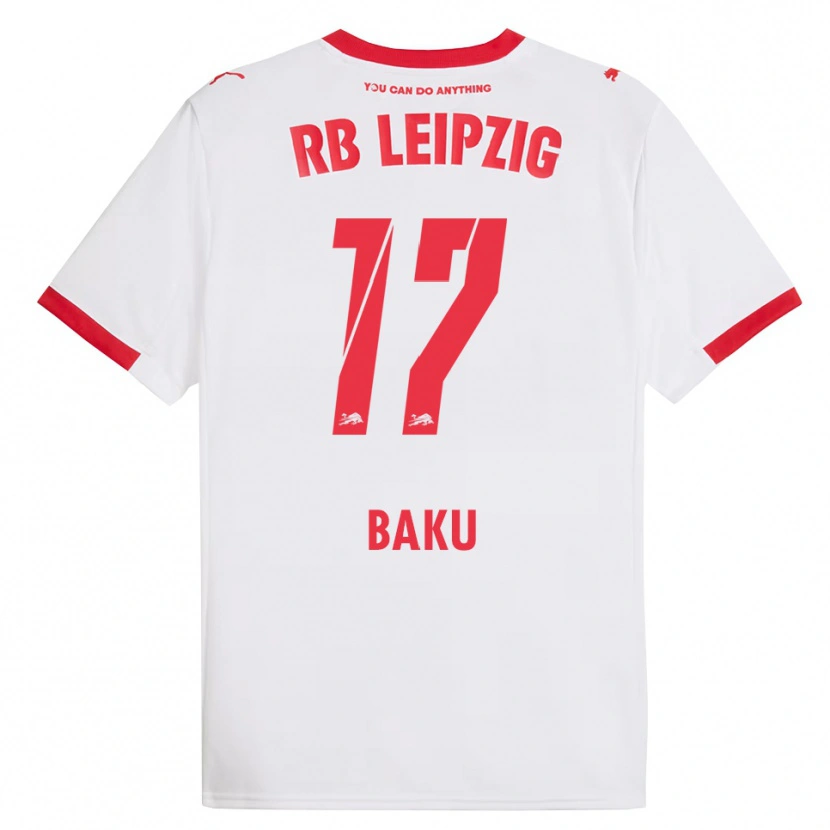 Danxen Mujer Camiseta Ridle Baku #17 Blanco Rojo 1ª Equipación 2025/26 La Camisa México