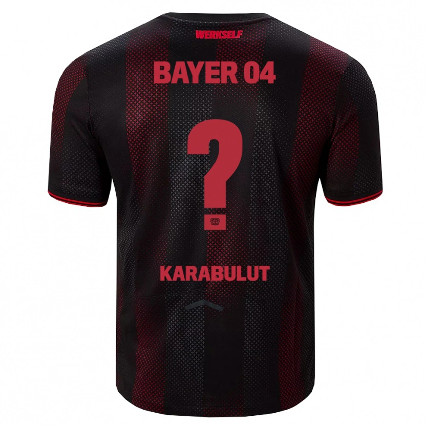 Danxen Mujer Camiseta Emirhan Karabulut #0 Negro Rojo 1ª Equipación 2025/26 La Camisa México