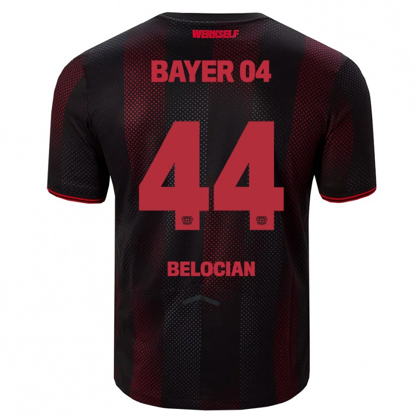 Danxen Mujer Camiseta Jeanuël Belocian #44 Negro Rojo 1ª Equipación 2025/26 La Camisa México