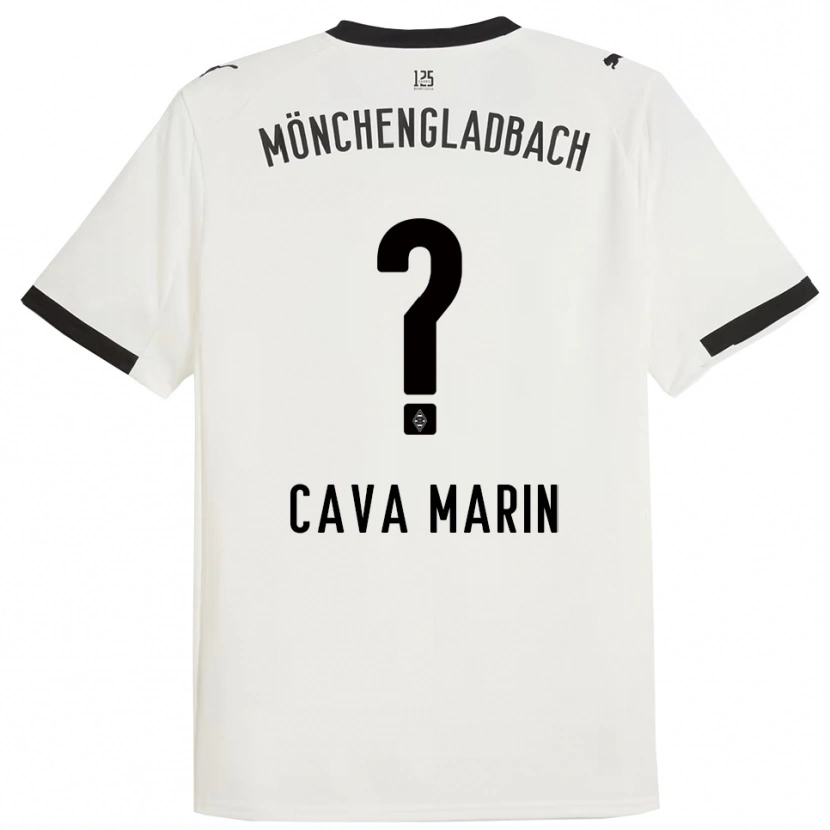 Danxen Mujer Camiseta Sofia Cava Marin #0 Blanco Negro 1ª Equipación 2025/26 La Camisa México