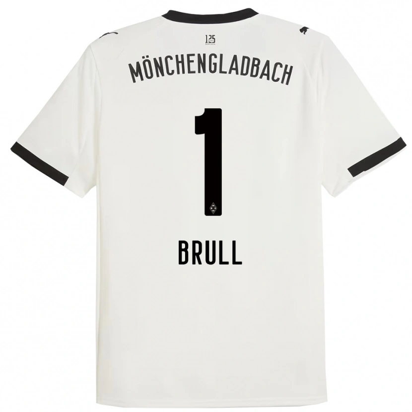 Danxen Mujer Camiseta Maximilian Brüll #1 Blanco Negro 1ª Equipación 2025/26 La Camisa México