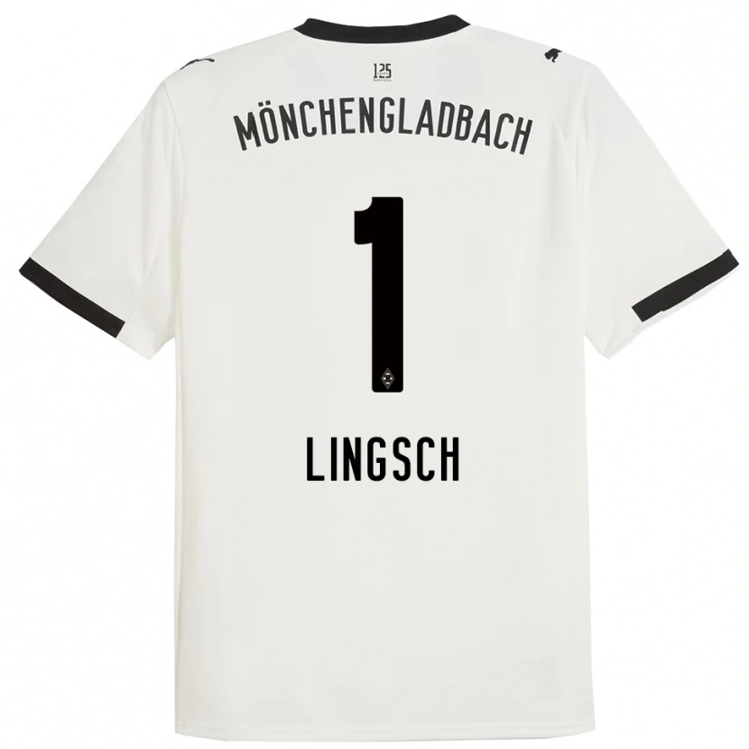 Danxen Mujer Camiseta Tina Lingsch #1 Blanco Negro 1ª Equipación 2025/26 La Camisa México