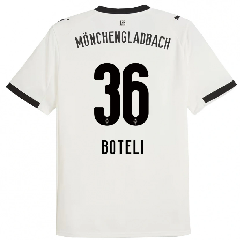 Danxen Mujer Camiseta Winsley Boteli #36 Blanco Negro 1ª Equipación 2025/26 La Camisa México