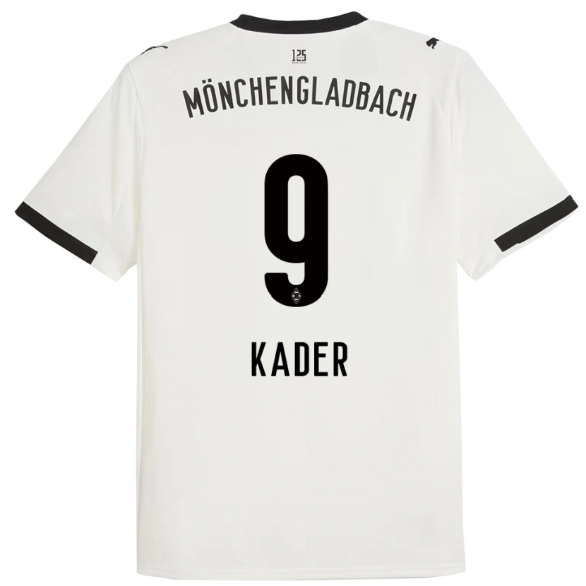 Danxen Mujer Camiseta Cagatay Kader #9 Blanco Negro 1ª Equipación 2025/26 La Camisa México