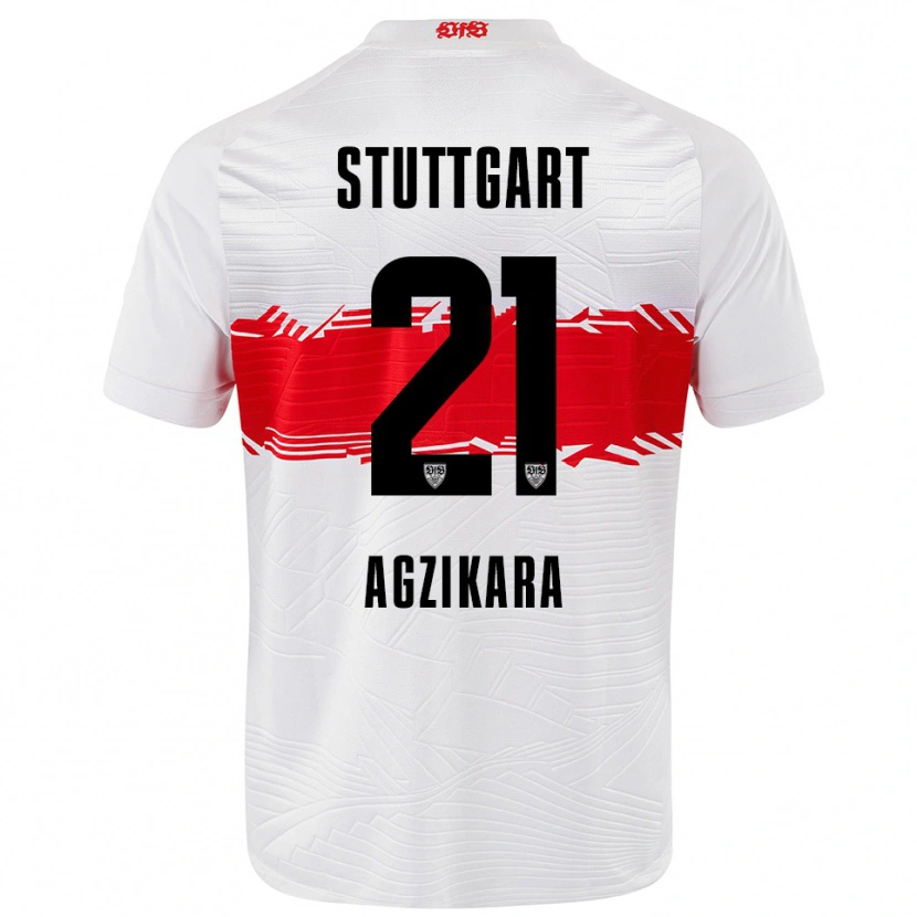 Danxen Mujer Camiseta Emirhan Ağzıkara #21 Blanco Rojo 1ª Equipación 2025/26 La Camisa México
