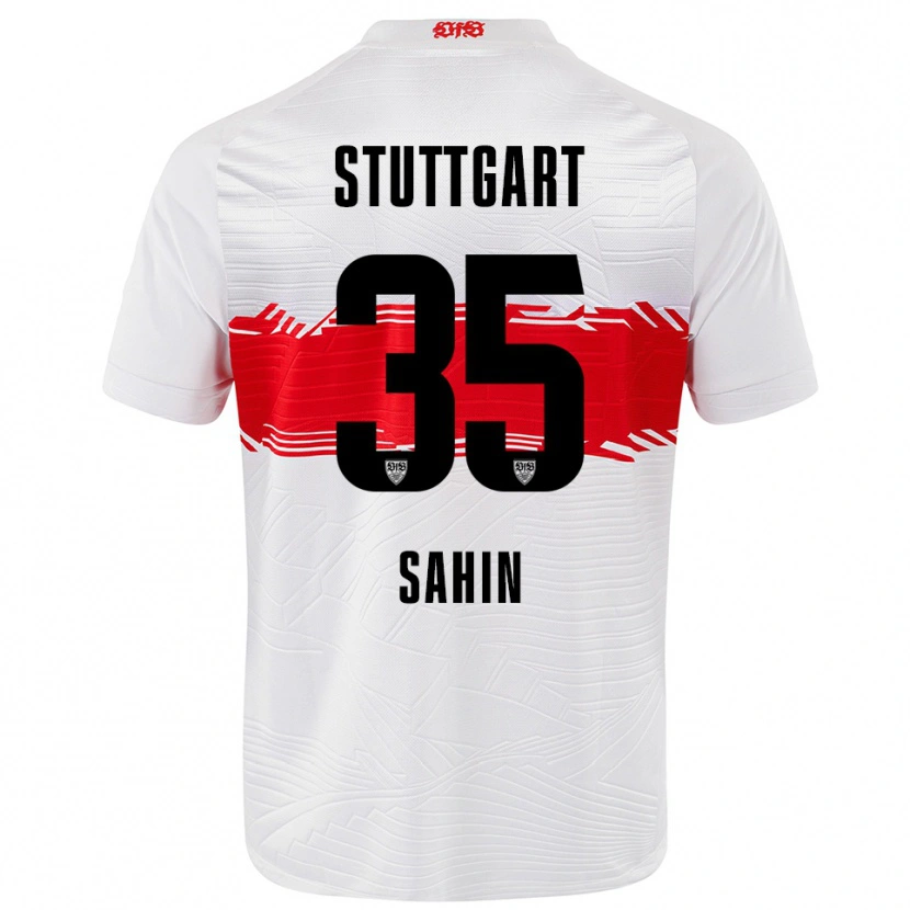 Danxen Mujer Camiseta Mehmet Sahin #35 Blanco Rojo 1ª Equipación 2025/26 La Camisa México