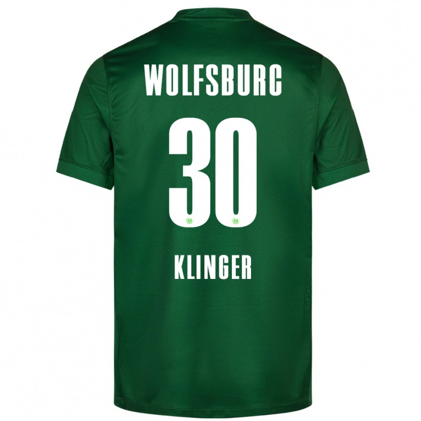 Danxen Mujer Camiseta Niklas Klinger #30 Verde Blanco 1ª Equipación 2025/26 La Camisa México