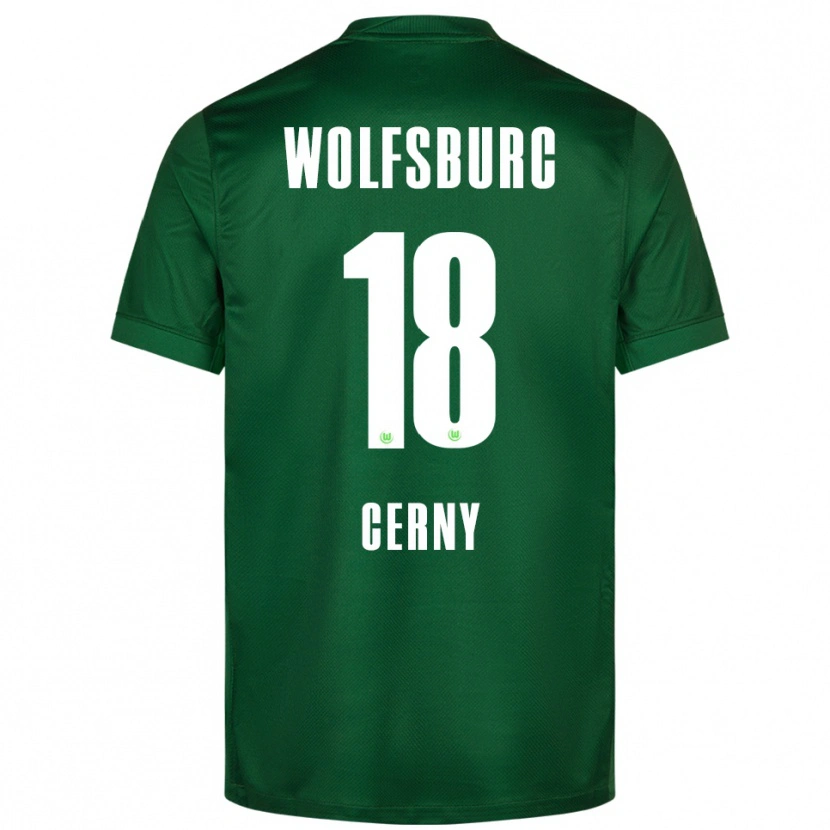 Danxen Mujer Camiseta Vaclav Cerny #18 Verde Blanco 1ª Equipación 2025/26 La Camisa México