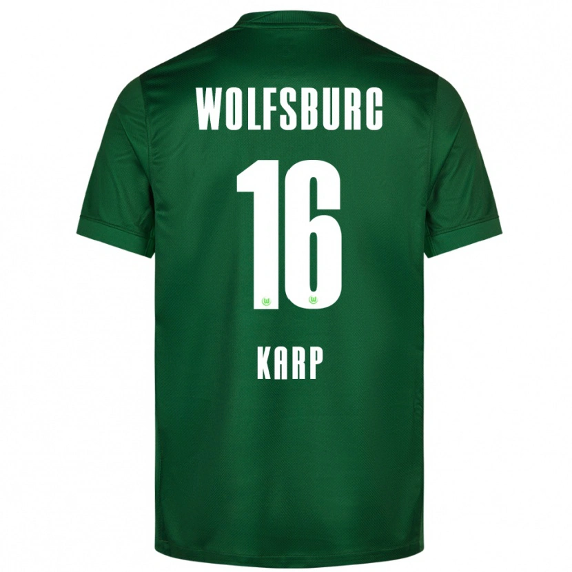 Danxen Mujer Camiseta Maurice Karp #16 Verde Blanco 1ª Equipación 2025/26 La Camisa México
