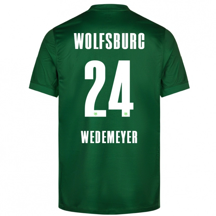 Danxen Mujer Camiseta Joelle Wedemeyer #24 Verde Blanco 1ª Equipación 2025/26 La Camisa México
