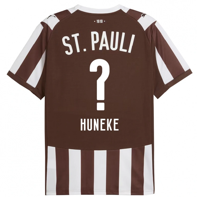 Danxen Mujer Camiseta Marvin Huneke #0 Café Blanco 1ª Equipación 2025/26 La Camisa México
