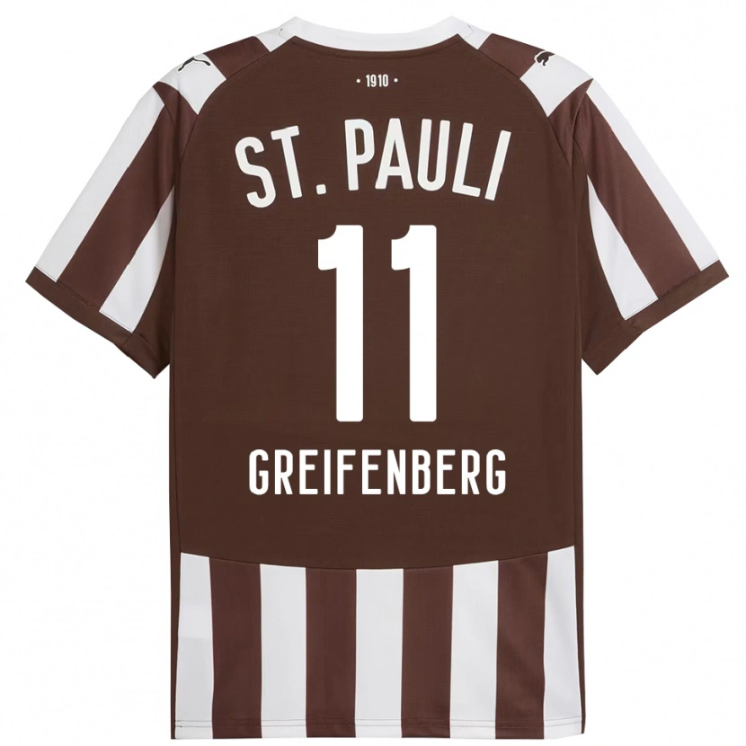 Danxen Mujer Camiseta Ann-Sophie Greifenberg #11 Café Blanco 1ª Equipación 2025/26 La Camisa México