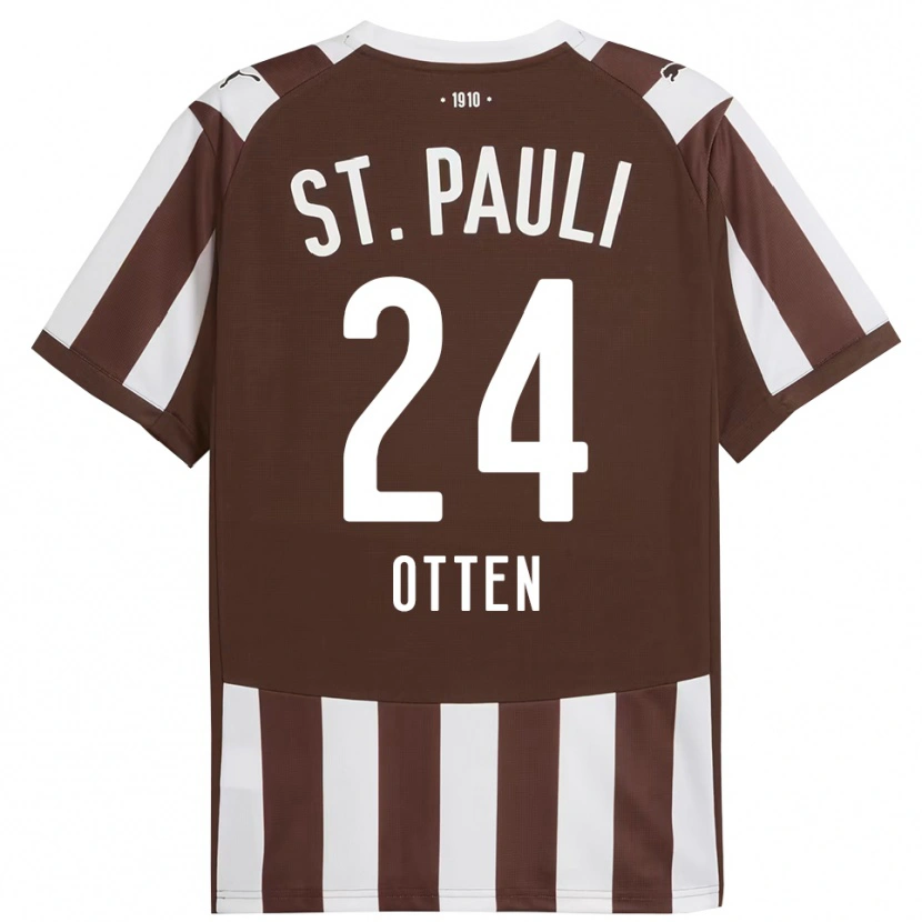 Danxen Mujer Camiseta Neo Otten #24 Café Blanco 1ª Equipación 2025/26 La Camisa México