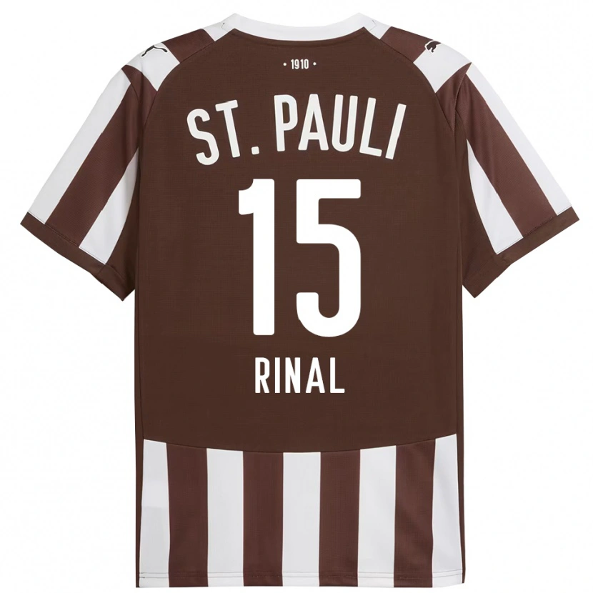 Danxen Mujer Camiseta Selcuk Rinal #15 Café Blanco 1ª Equipación 2025/26 La Camisa México