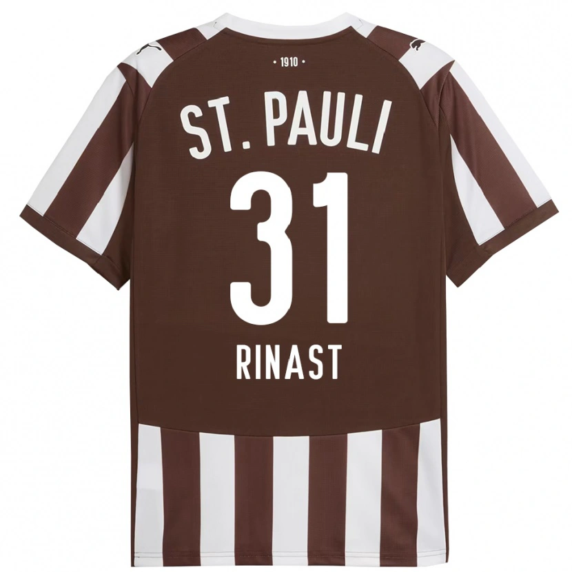 Danxen Mujer Camiseta Rachel Rinast #31 Café Blanco 1ª Equipación 2025/26 La Camisa México