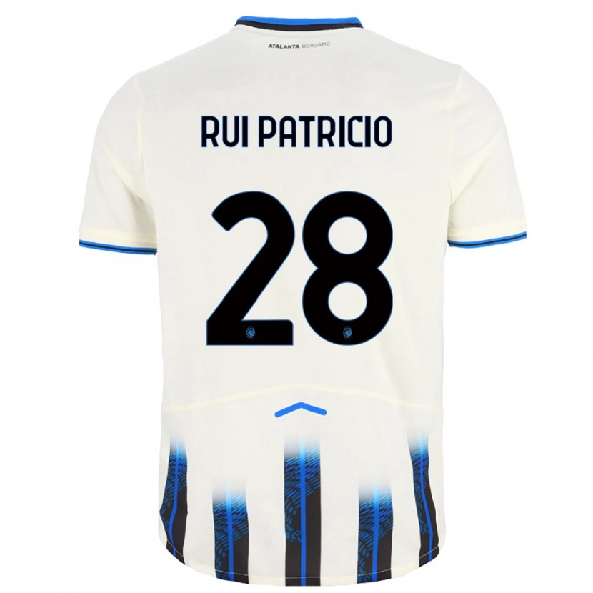 Danxen Mujer Camiseta Rui Patricio #28 Blanco Azul 2ª Equipación 2025/26 La Camisa México