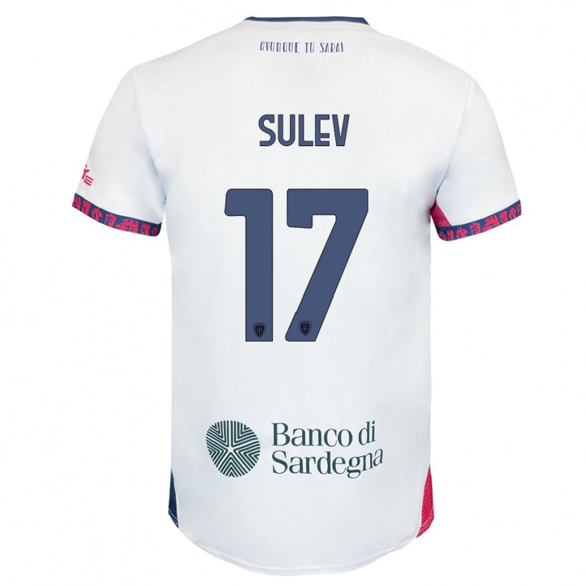 Danxen Mujer Camiseta Ivan Sulev #17 Blanco Marino Rojo 2ª Equipación 2025/26 La Camisa México