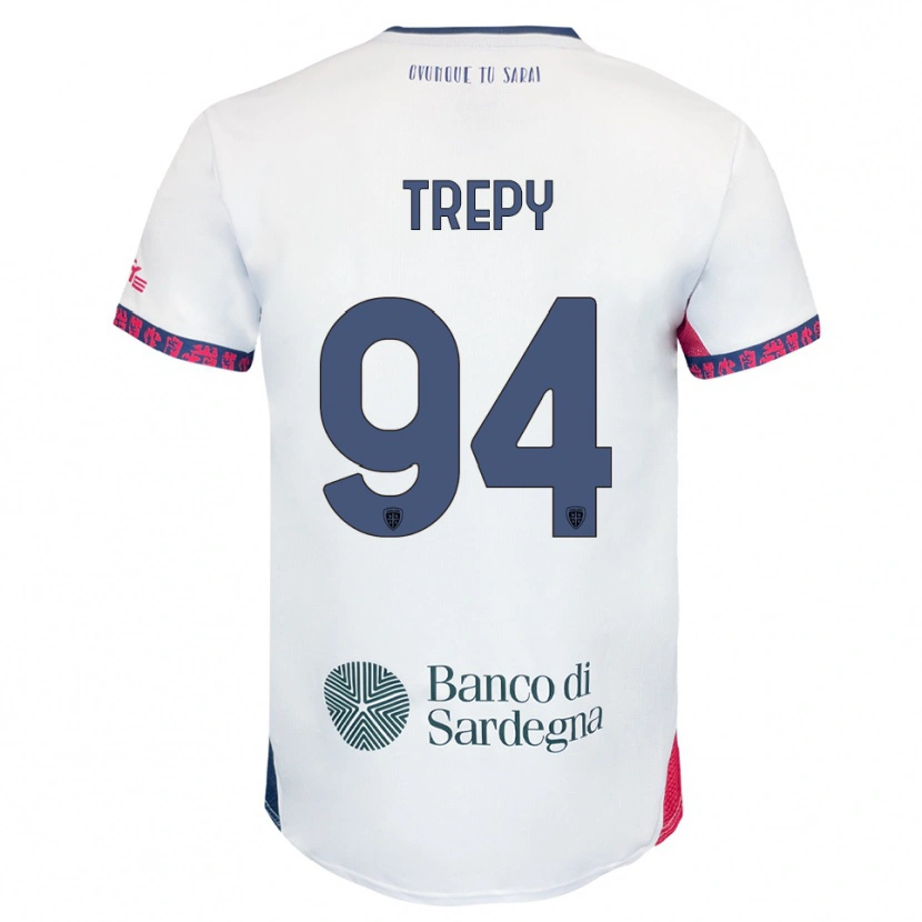 Danxen Mujer Camiseta Yael Trepy #94 Blanco Marino Rojo 2ª Equipación 2025/26 La Camisa México
