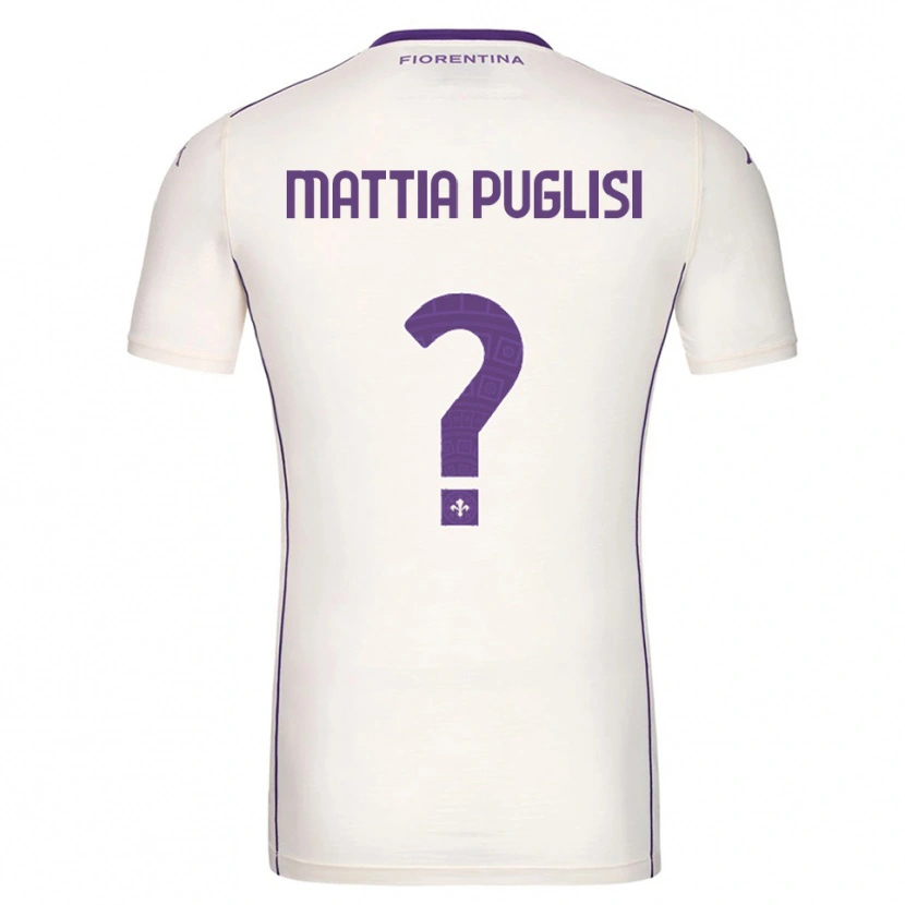 Danxen Mujer Camiseta Luca Mattia Puglisi #0 Blanco Púrpura Rojo 2ª Equipación 2025/26 La Camisa México