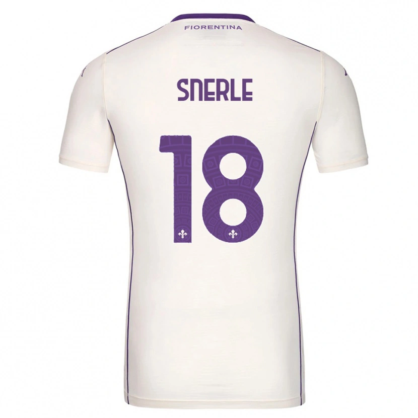Danxen Mujer Camiseta Emma Strøm Snerle #18 Blanco Púrpura Rojo 2ª Equipación 2025/26 La Camisa México