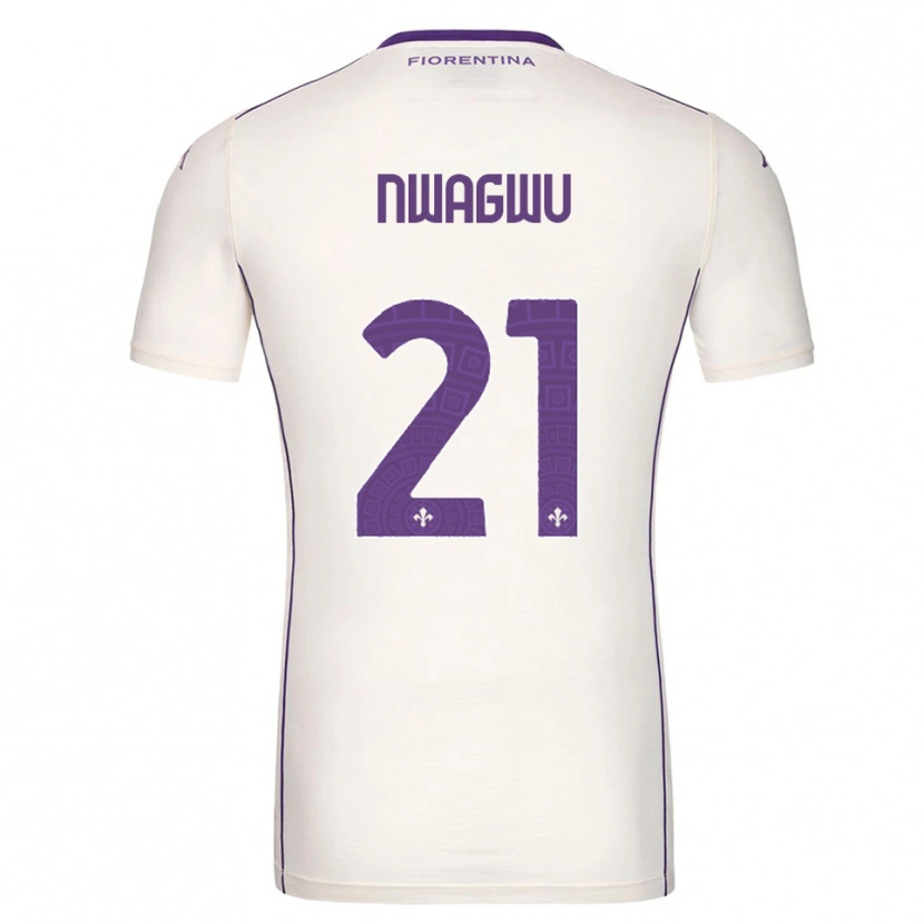 Danxen Mujer Camiseta Ikenna Nwagwu #21 Blanco Púrpura Rojo 2ª Equipación 2025/26 La Camisa México