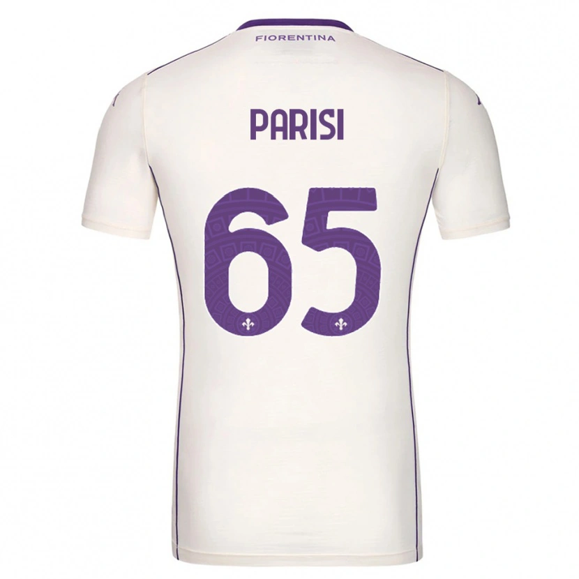 Danxen Mujer Camiseta Fabiano Parisi #65 Blanco Púrpura Rojo 2ª Equipación 2025/26 La Camisa México