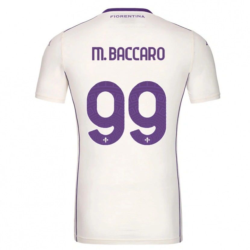 Danxen Mujer Camiseta Giulia Maria Baccaro #99 Blanco Púrpura Rojo 2ª Equipación 2025/26 La Camisa México