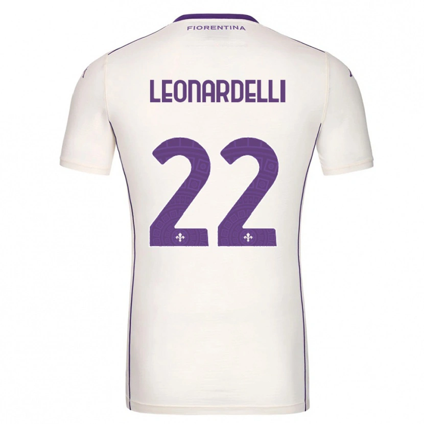 Danxen Mujer Camiseta Pietro Leonardelli #22 Blanco Púrpura Rojo 2ª Equipación 2025/26 La Camisa México