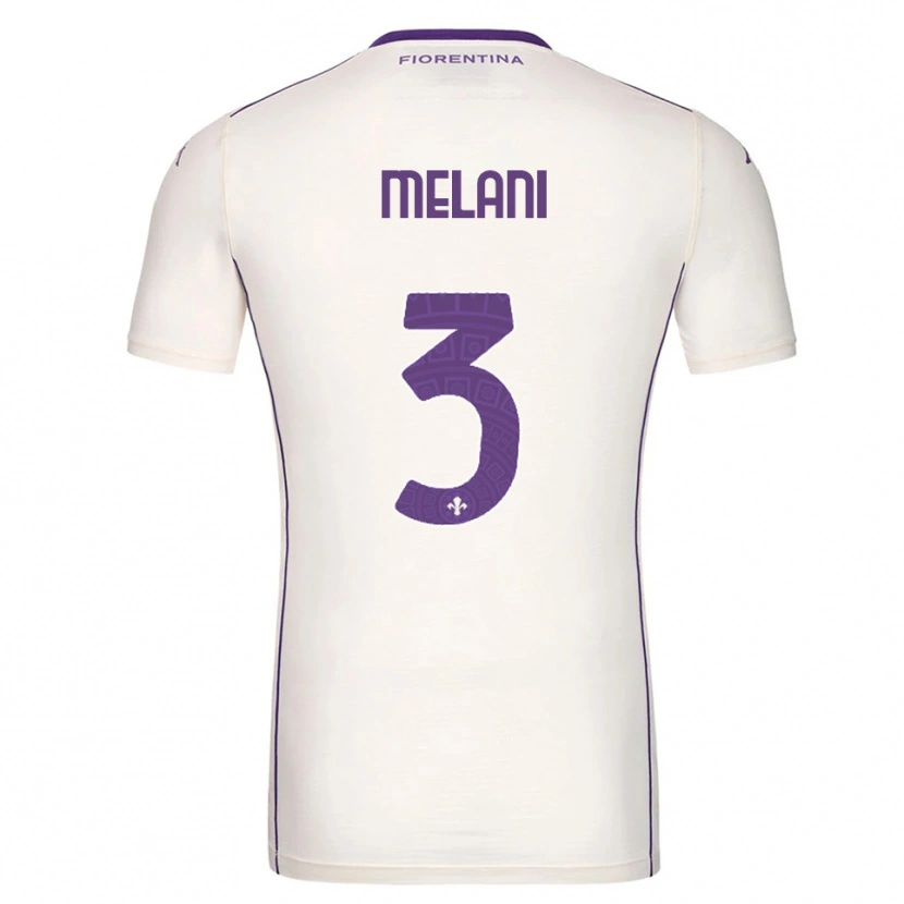 Danxen Mujer Camiseta Federico Melani #3 Blanco Púrpura Rojo 2ª Equipación 2025/26 La Camisa México