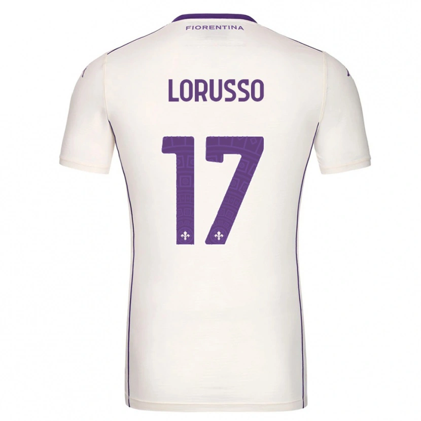 Danxen Mujer Camiseta Angelo Lorusso #17 Blanco Púrpura Rojo 2ª Equipación 2025/26 La Camisa México