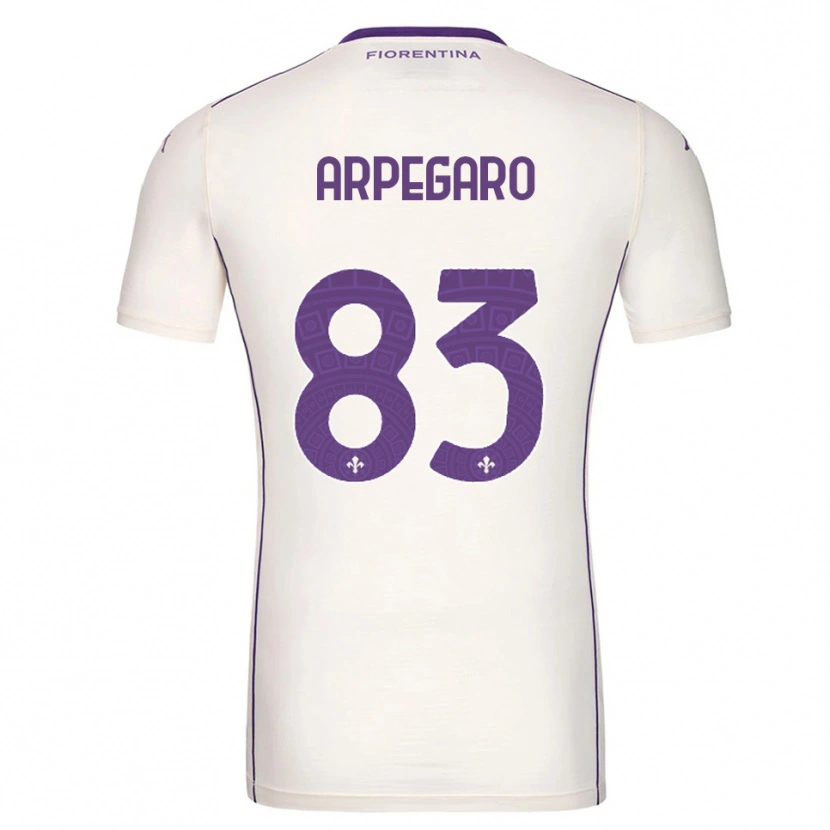 Danxen Mujer Camiseta Sofia Arpegaro #83 Blanco Púrpura Rojo 2ª Equipación 2025/26 La Camisa México