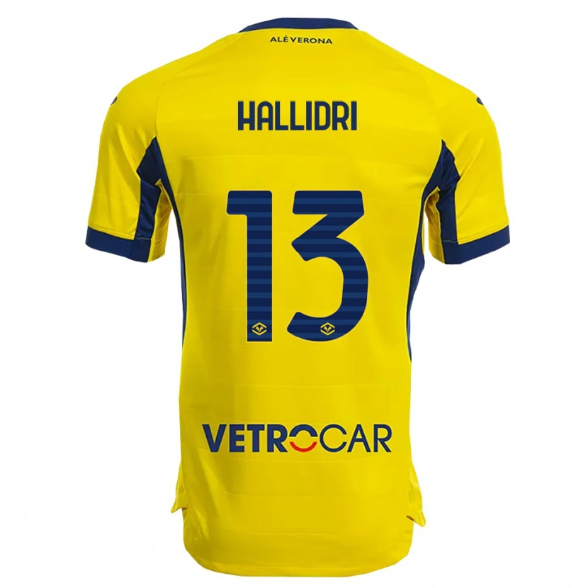 Danxen Mujer Camiseta Fabian Hallidri #13 Amarillo Marino 2ª Equipación 2025/26 La Camisa México