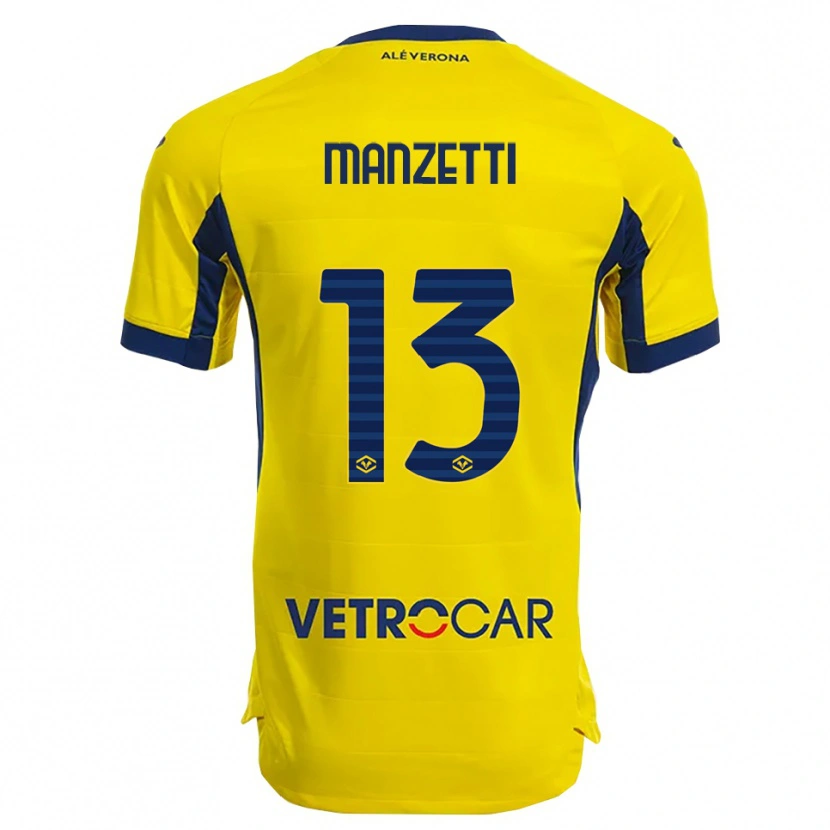Danxen Mujer Camiseta Aurora Manzetti #13 Amarillo Marino 2ª Equipación 2025/26 La Camisa México