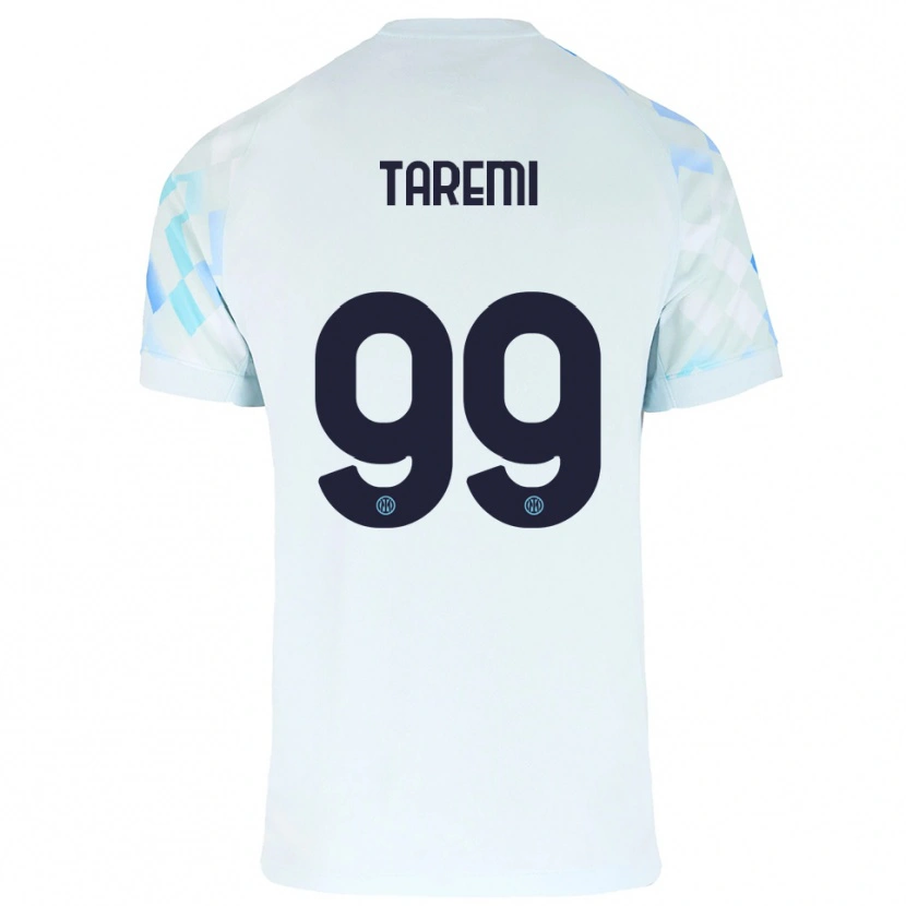 Danxen Mujer Camiseta Mehdi Taremi #99 Blanco Azul 2ª Equipación 2025/26 La Camisa México