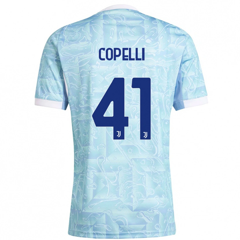 Danxen Mujer Camiseta Anna Copelli #41 Azul Cielo Amarillo 2ª Equipación 2025/26 La Camisa México