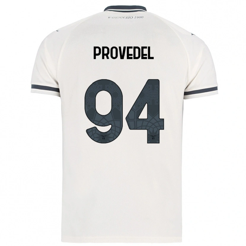 Danxen Mujer Camiseta Ivan Provedel #94 Blanco Marino 2ª Equipación 2025/26 La Camisa México