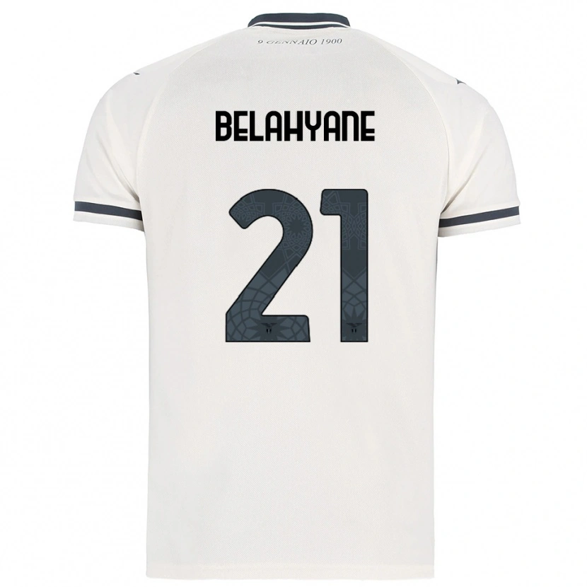 Danxen Mujer Camiseta Reda Belahyane #21 Blanco Marino 2ª Equipación 2025/26 La Camisa México